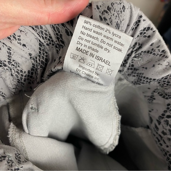 BEVYFLOG Bevy Flog Shely Ash Python Pant Size 26 - Picture 8 of 10